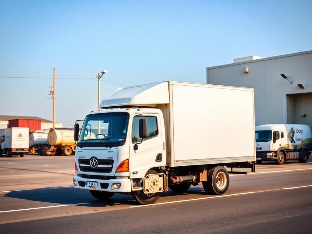 Light Truck Material Transportation